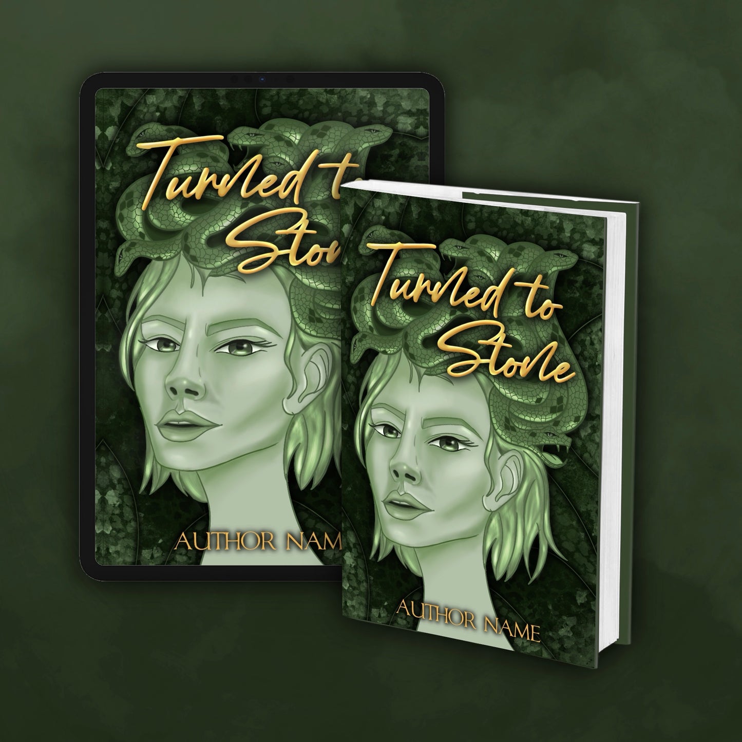 Premade Medusa Fantasy Cover | Custom eBook Cover Design