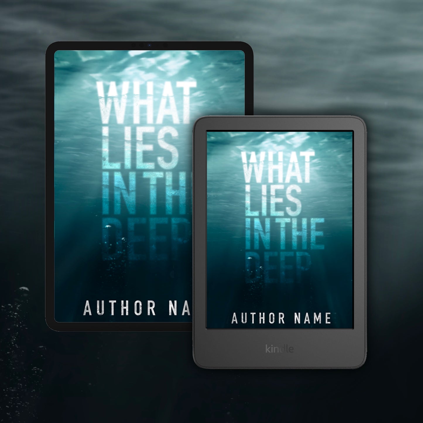 Premade Deep Water Mystery Cover | Custom eBook Cover Design