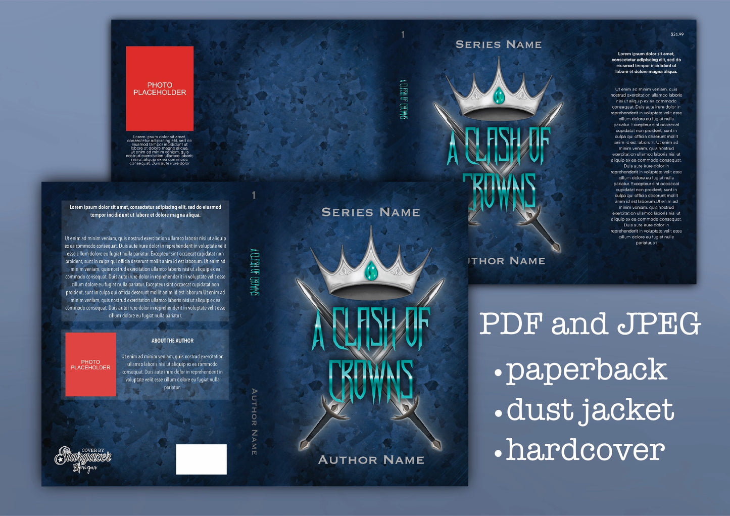 Premade Epic Fantasy Cover | Custom eBook Cover Design