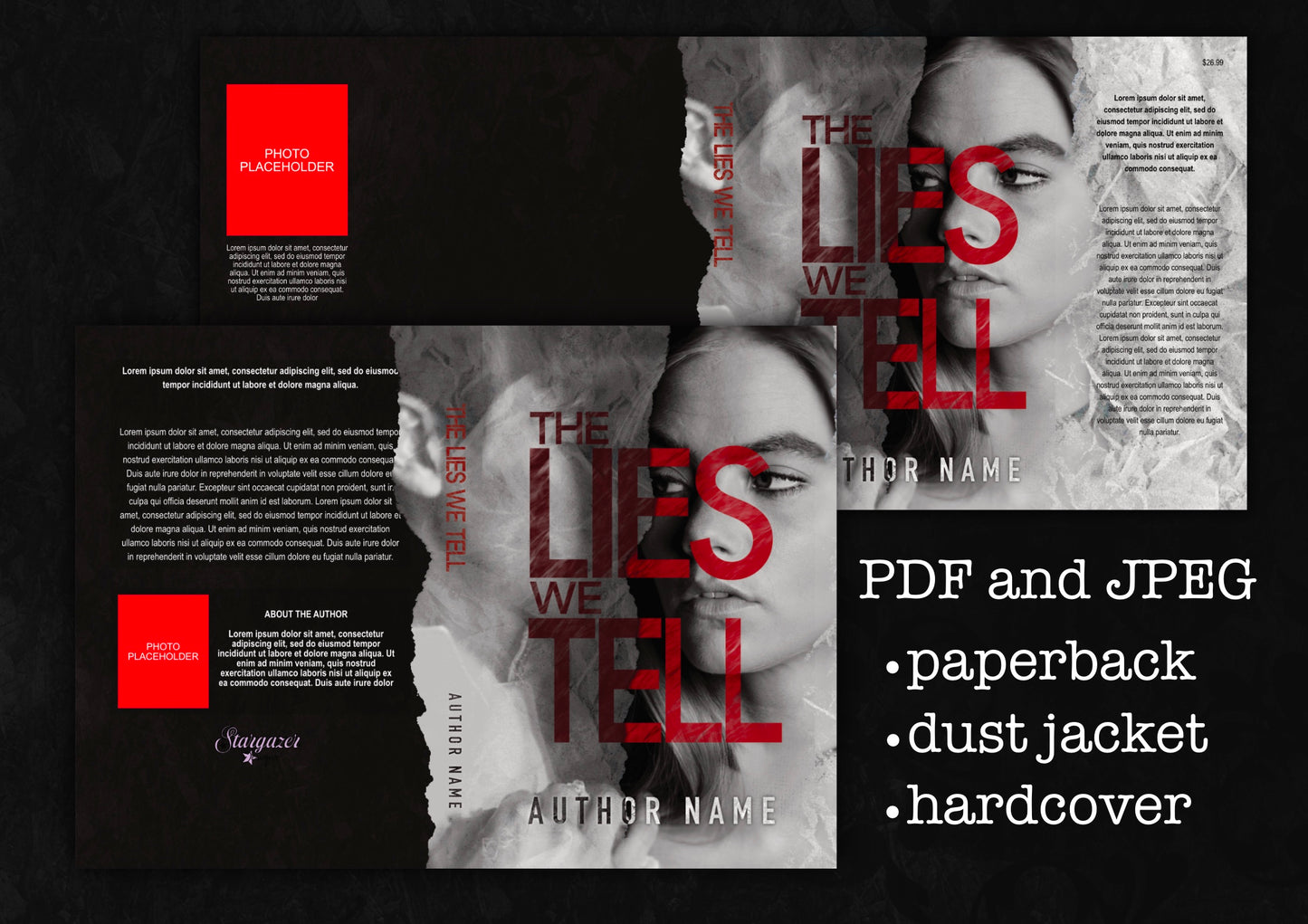 Premade Suspense Drama Cover | Custom eBook Cover Design