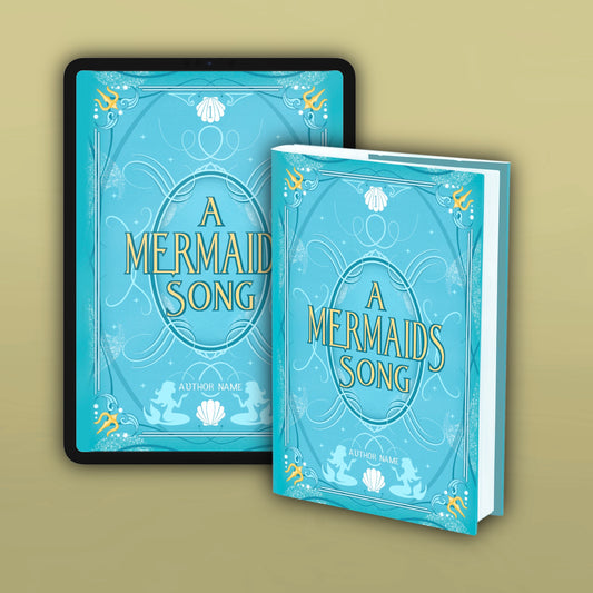 Mermaid Themed Cover | Custom eBook Cover Design