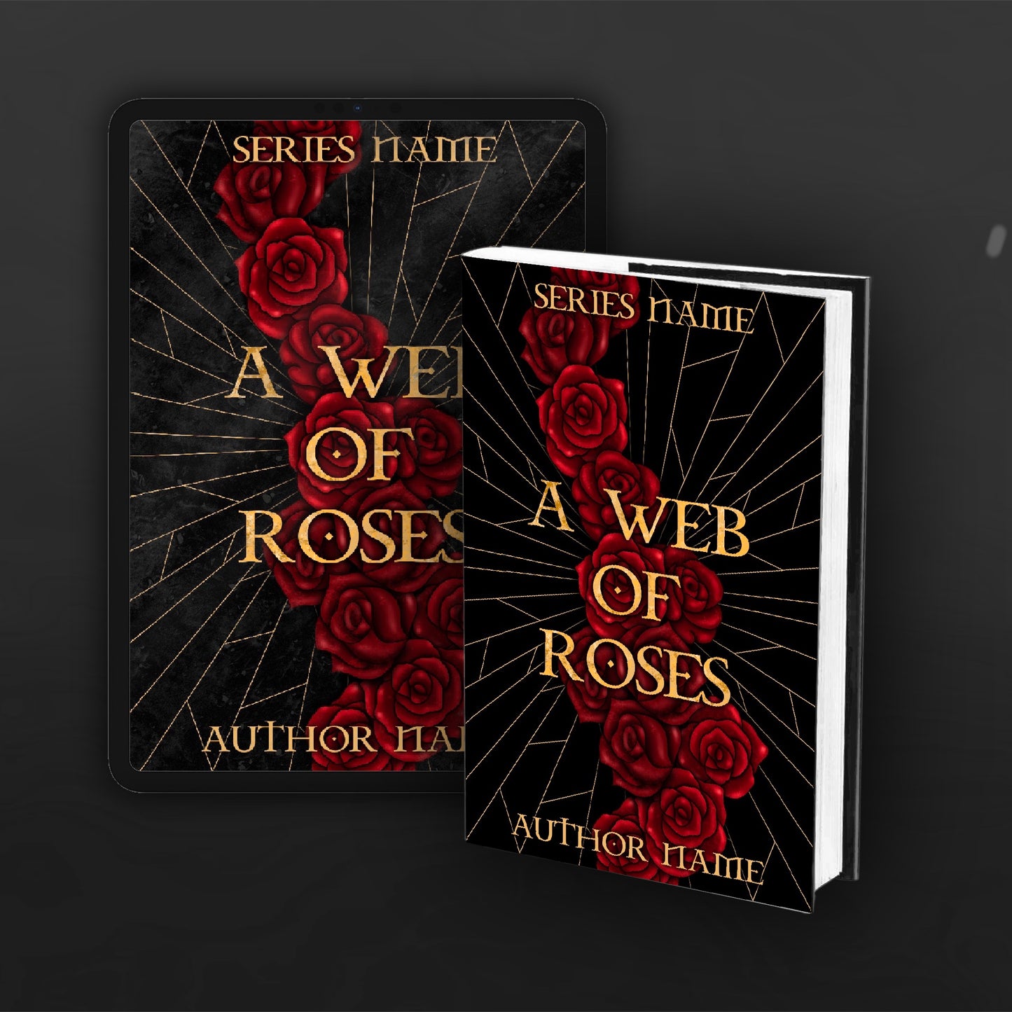 Premade Suspense/Drama/Romance/etc Roses Cover | Custom eBook Cover Design