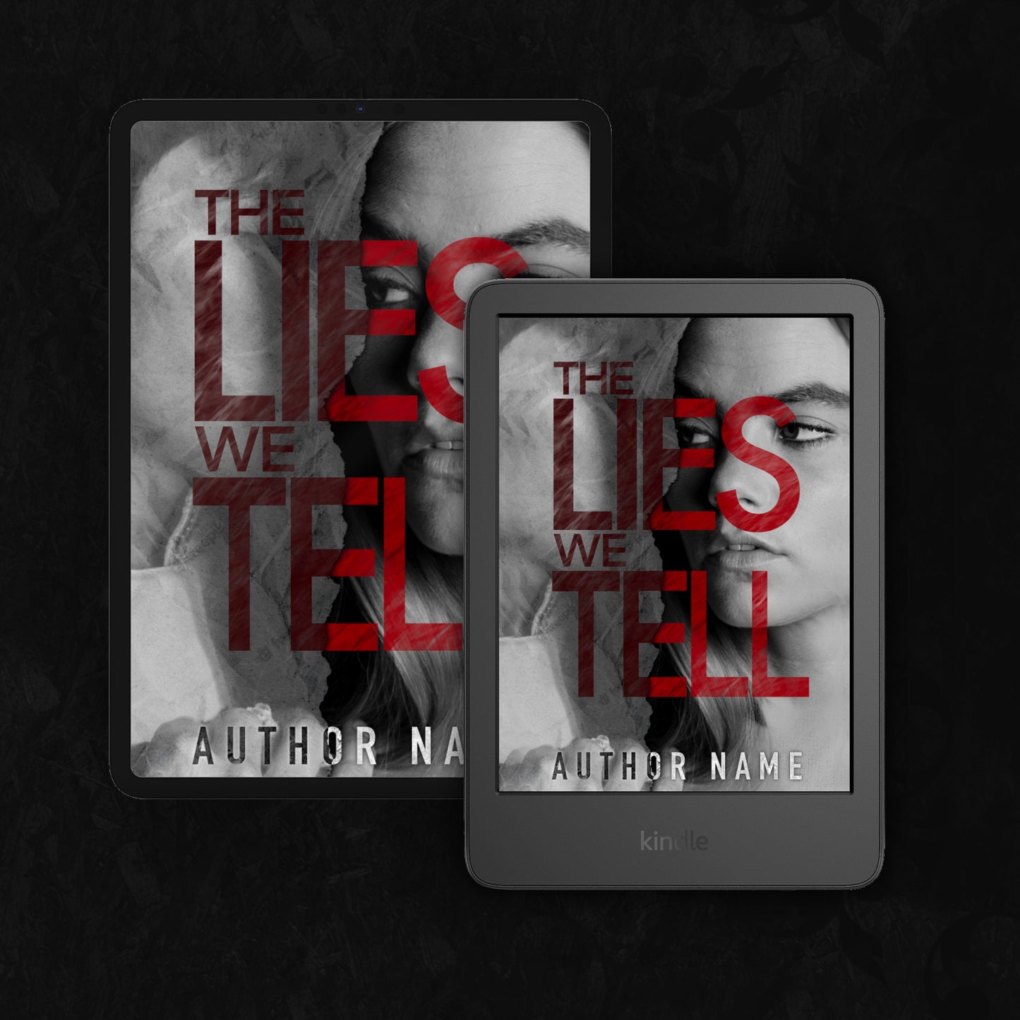 Premade Suspense Drama Cover | Custom eBook Cover Design