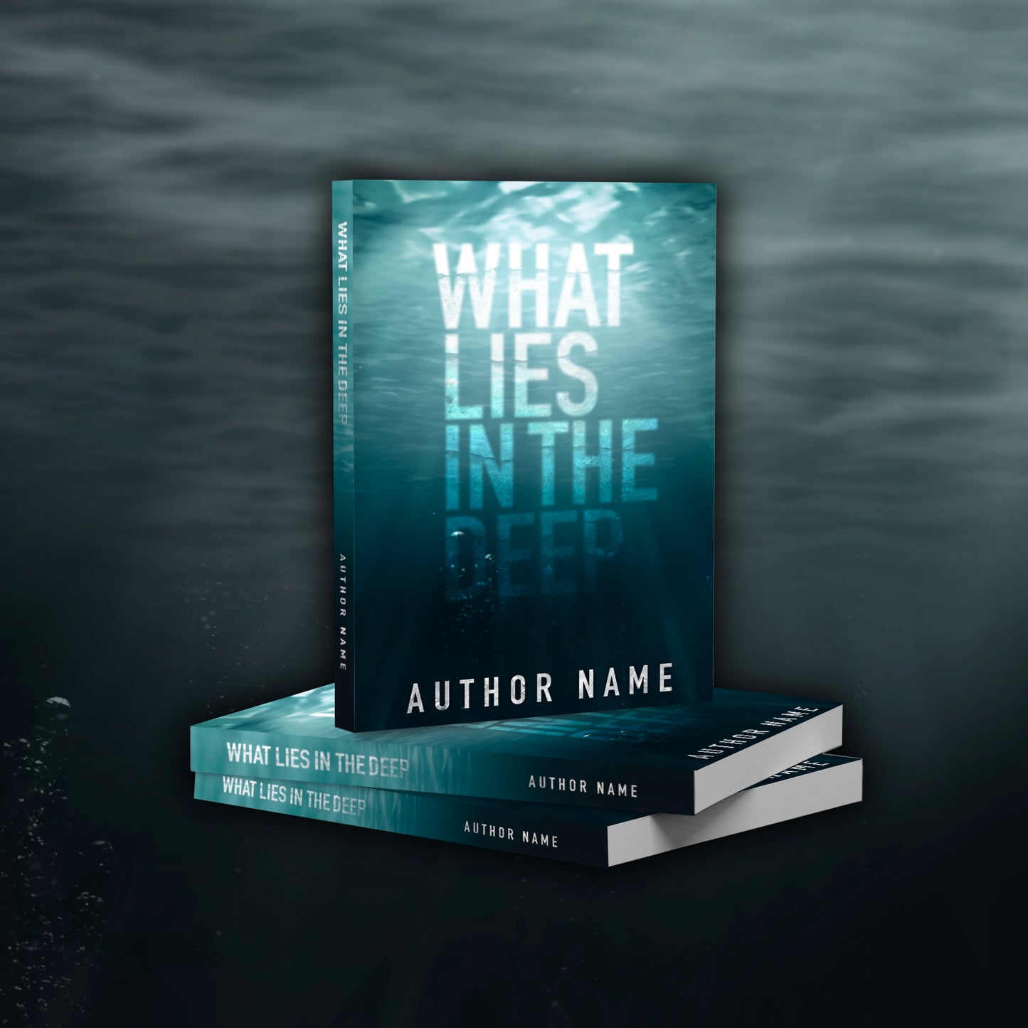 Premade Deep Water Mystery Cover | Custom eBook Cover Design