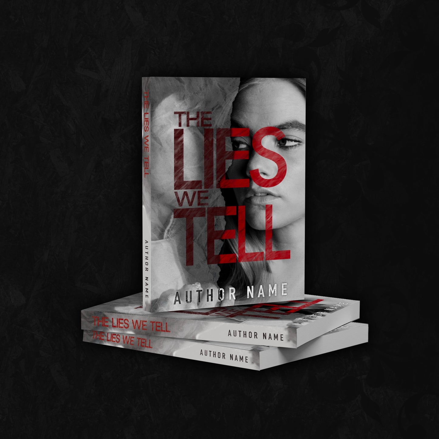 Premade Suspense Drama Cover | Custom eBook Cover Design